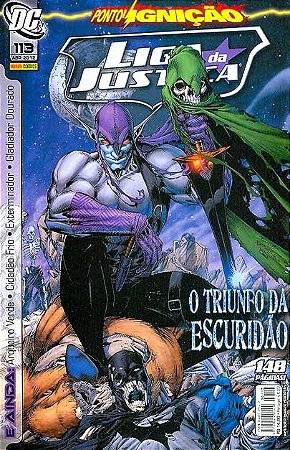 LIGA DA JUSTIÇA nº 113 - Triunfo da Escuridão - Ed Panini
