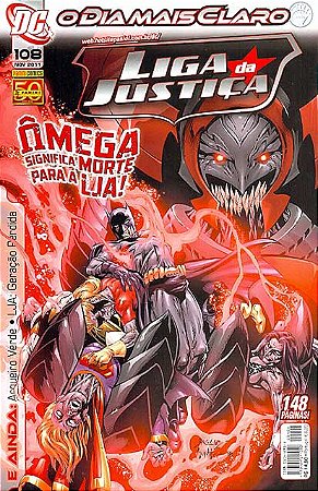 LIGA DA JUSTIÇA nº 108 - Ômega significa Morte dara a LJA ! - Ed Panini
