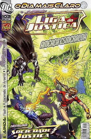 LIGA DA JUSTIÇA nº 103 - Ameaça Esmeralda - Ed Panini