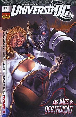 UNIVERSO DC 2ª série nº 08 - NAS MÃOS DA DESTRUIÇÃO- Ed Panini