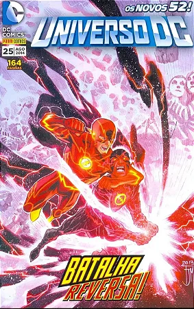 UNIVERSO DC 3ª série nº 25 - BATALHA REVERSA ! - Ed Panini