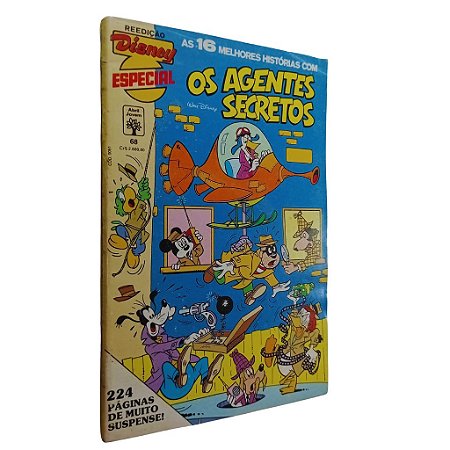 DISNEY ESPECIAL Nº 68 - OS AGENTES SECRETOS - REEDIÇÃO - ED ABRIL