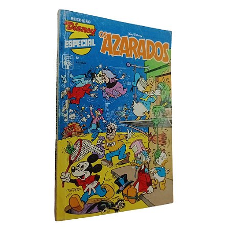 DISNEY ESPECIAL Nº 61 - OS AZARADOS - REEDIÇÃO - ED ABRIL