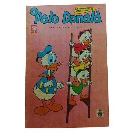 O PATO DONALD nº 618 - Ano 1963 - Ed Abril