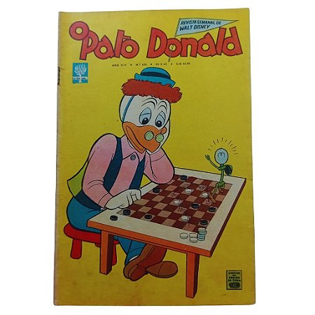O PATO DONALD nº 620 - Ano 1963 - Ed Abril