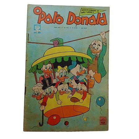 O PATO DONALD nº 634- Ano 1963 - Ed Abril