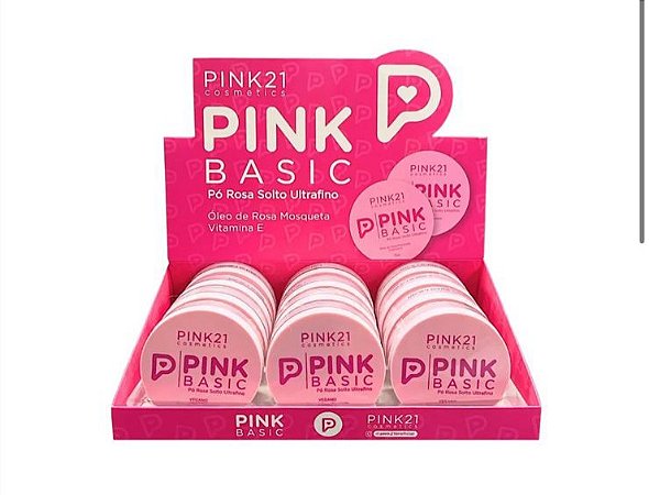 Pó Rosa Solto Ultrafino Pink 21