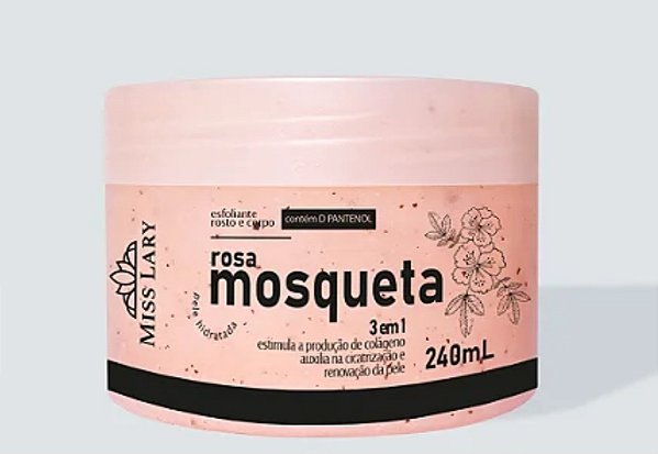 Esfoliante Corporal Rosa Mosqueta Miss Lary
