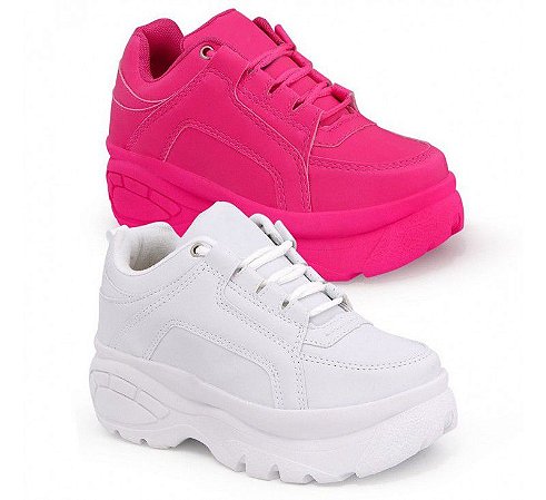 tenis sneakers plataforma