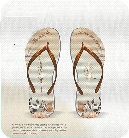 Chinelo personalizado até o 39