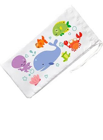 Saquinho de Chinelo Infantil  Tecido Poliéster