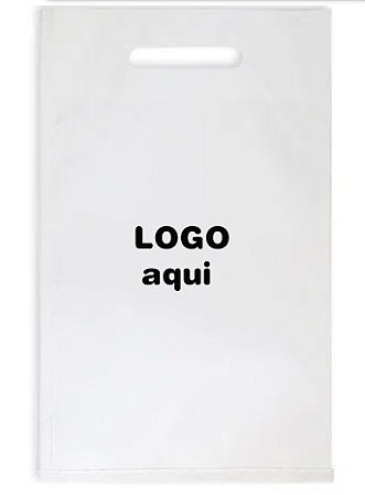 Sacola  em Poliéster Resinado Fosca - Vertical sem Alça 40x25cm