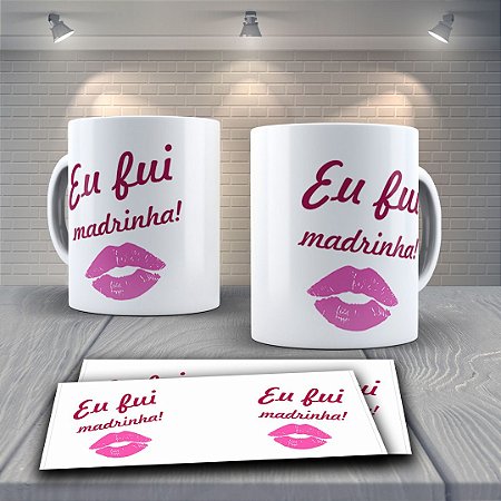 Caneca Casamento - Padrinho e Madrinha