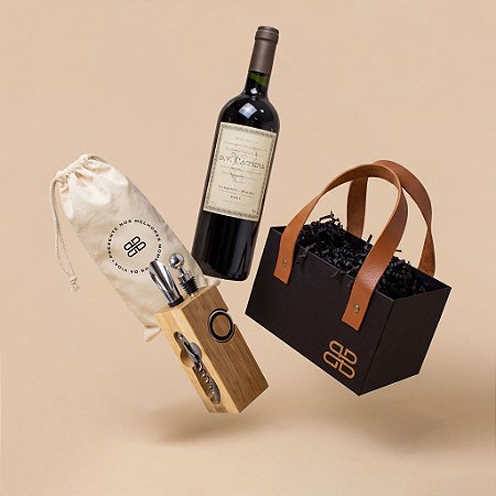 Kit DV. Catena com acessórios de vinho