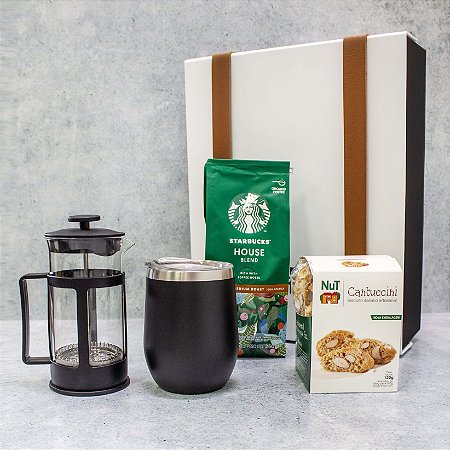 Cesta Café Starbucks - Becca Gifts - Presente nos melhores momentos da vida
