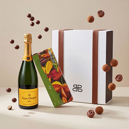 Kit Veuve Clicquot com Chocolates Brasilidade Dengo