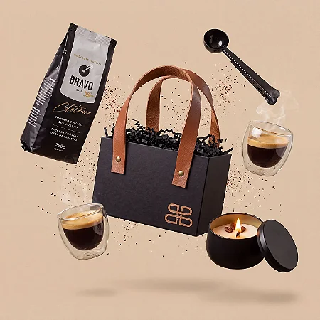 Kit Café Especial Bravo a Luz de Vela