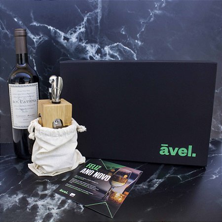 Kit Corporativo Vinho e Acessórios