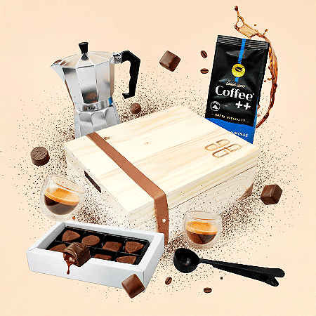 Kit Café Premium WoodBox Coffee++