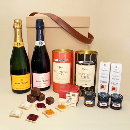 Kit Natalino Premium Dupla Veuve Clicquot