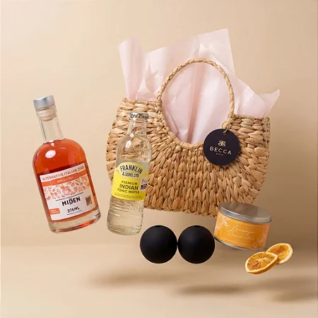 Cesta Luxo Petit Drink Zero Álcool Italian Spritz Miden