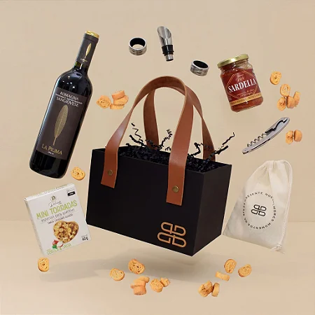 Kit Italiano Sangiovese, Sardella e acessórios de vinho