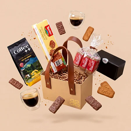 Cesta Coffee Experience Coffee ++ Sul de Minas & Biscoff