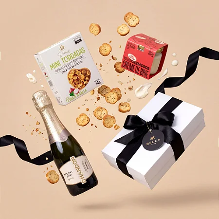 Kit Mini Chandon, Creme de Brie & Torradas