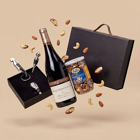 Kit Maleta Vinho Côtes-du-Rhône, Acessórios Sommelier & Nuts