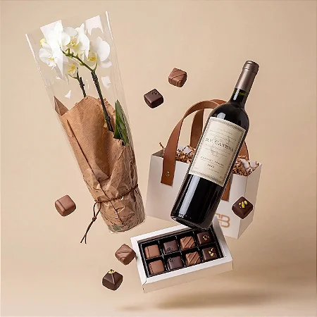 Kit Vinho D.V. Catena, Orquídea Branca & Chocolates
