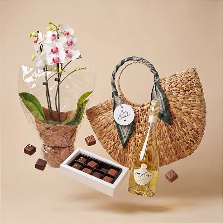 Kit Freixenet Brut, Orquídea & Bolsa Resort