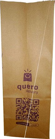 Saco Kraft para Delivery - 500 unidades Dimensões: 20x34x12