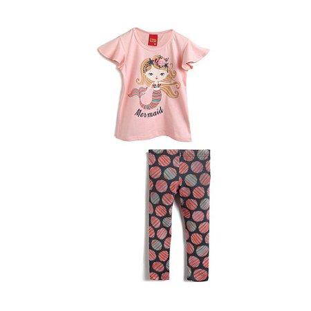 legging sereia infantil