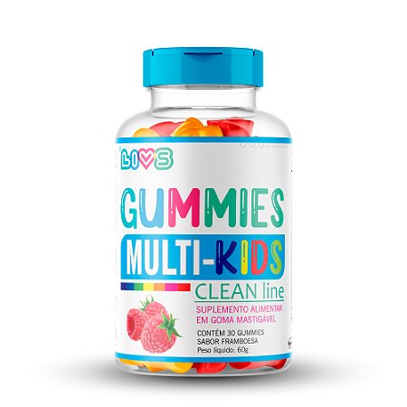 Gummies Multivitamínico Kids De A A Zinco 30 Balas - LIVS Clean Line