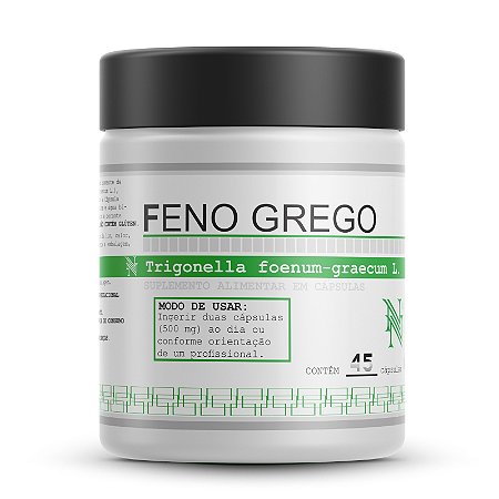 Feno Grego - 45 cápsulas - Nano Farma