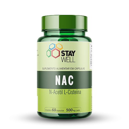 N A C - 60 Cápsulas - Stay Well