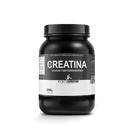 Creatina Pura Monohidratada em Pó 500g - Sports Nutrition