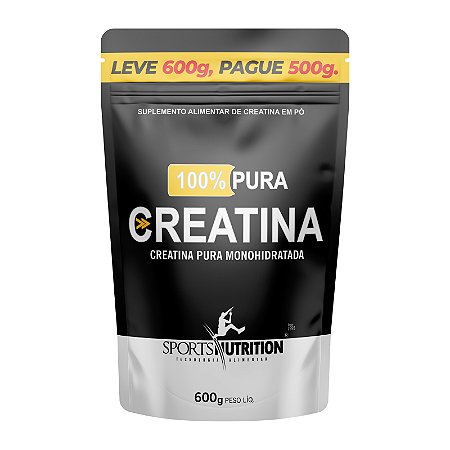 Creatina Pura Monohidratada 500g + 100g Extra Grátis - Sports Nutrition