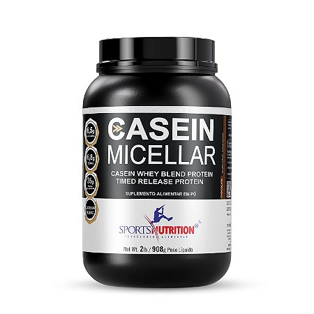 Caseína Micellar - 908g - Chocolate - Sports Nutrition