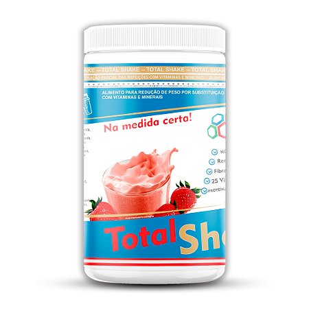 Total Shake - 420g - Morango - Stay Well