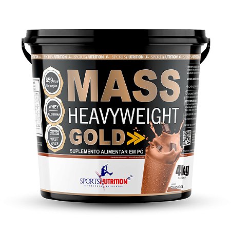 Heavyweight Gold com Whey Isolado - Sabor Chocolate - 4kg - Sports Nutrition