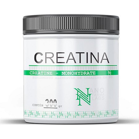 Creatina Monohidratada em Pó - 300g - Nano Farma