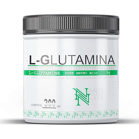 L-Glutamina - 300g - Nano Farma