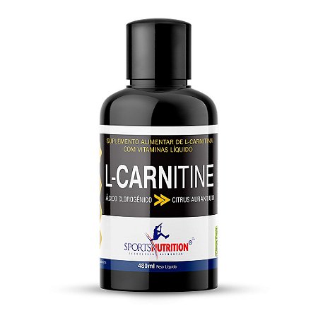 L-Carnitina Ácido Clorogênico - 480ml - Sabor Frutas Cítricas - Sports Nutrition