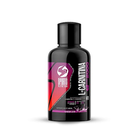 L-Carnitina 2000mg - 480ml - Sabor Uva - Sports Nutrition