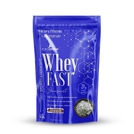 Whey FAST Gourmet Pounch 900g – Sabor Chocolate – Sports Nutrition