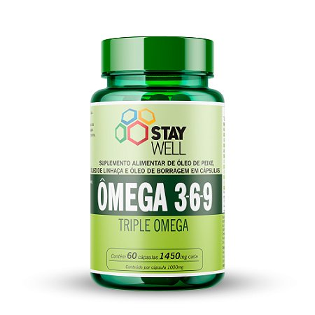 Ómega Multiple 3-6-9 - 60 Cápsulas - Stay Well