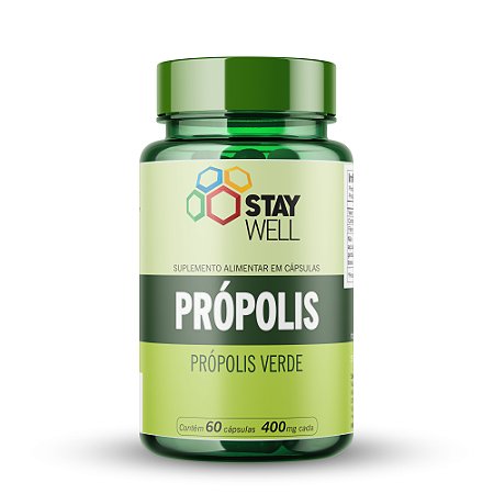 Própolis 400mg - 60 Cápsulas - Stay Well