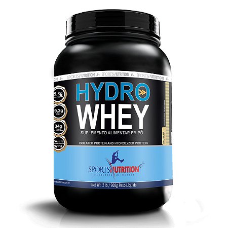Whey Hidrolisado Hydro Whey 34g De Proteína Por Dose - 908g - Sports  Nutrition
