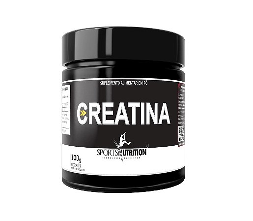 Creatina Pura Monohidratada em Pó 100g - Sports Nutrition